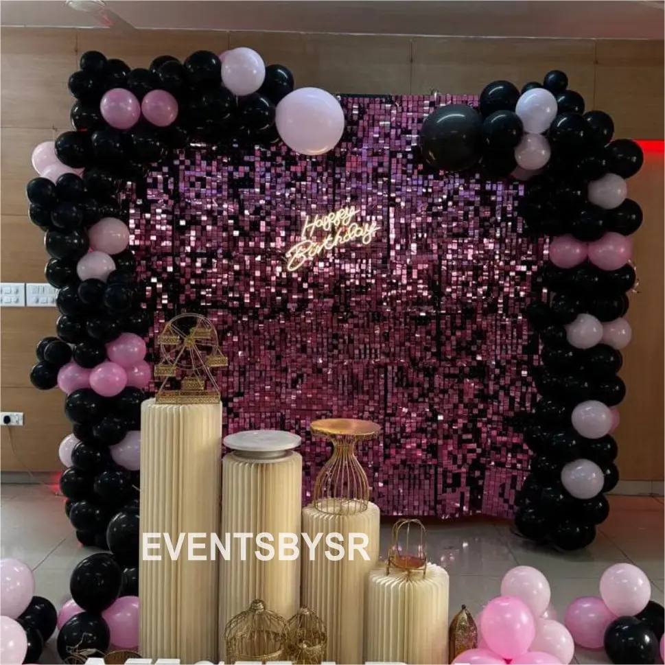 PINK SECQUNCE DECOR