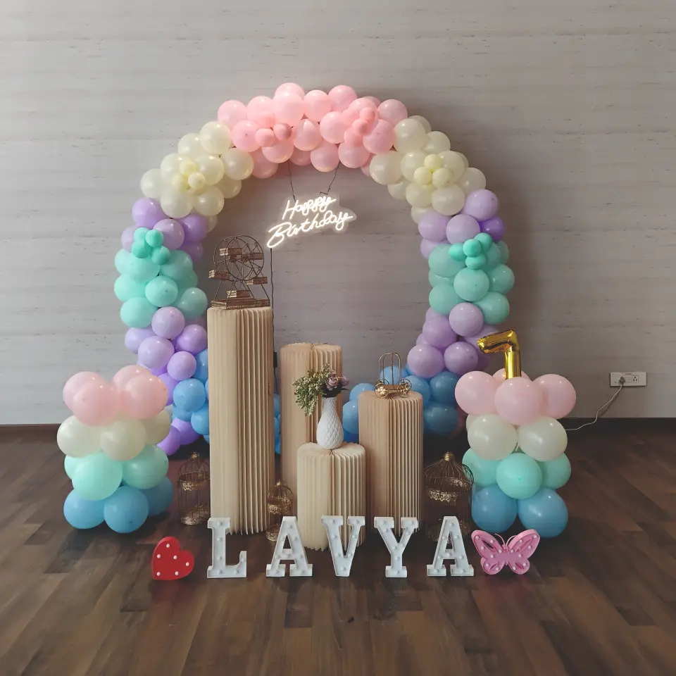 Basic Pastel shade Ring decoration