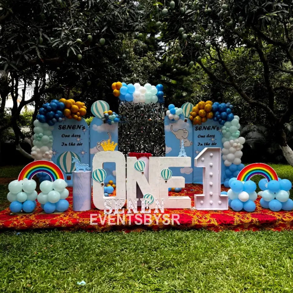 HOT AIR BALLOON THEME (BLUE)